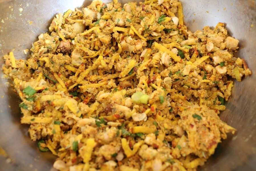 Golden Beet Vegan Meatballs