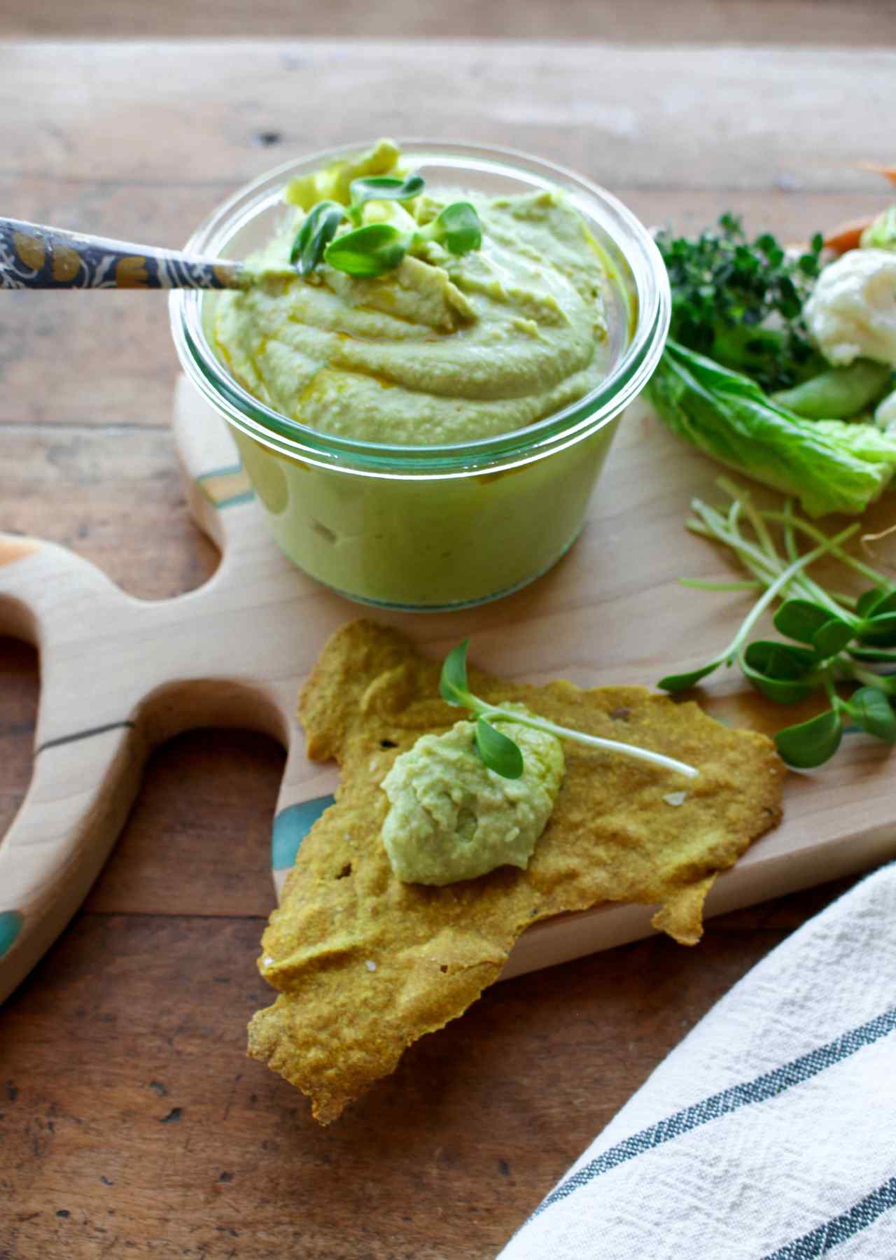 Hummus with Green Peas