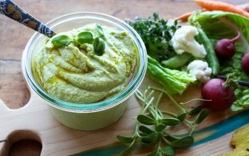 Hummus with Green Peas