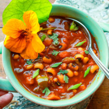 Black Eyed Peas Sweet Potato Chili -image