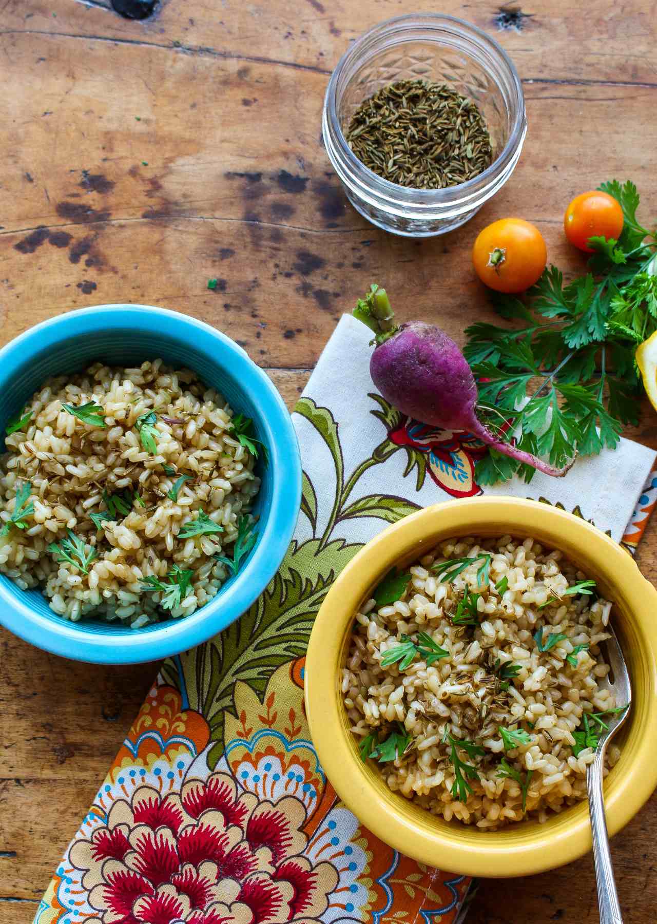 Easy Brown Rice with Cumin