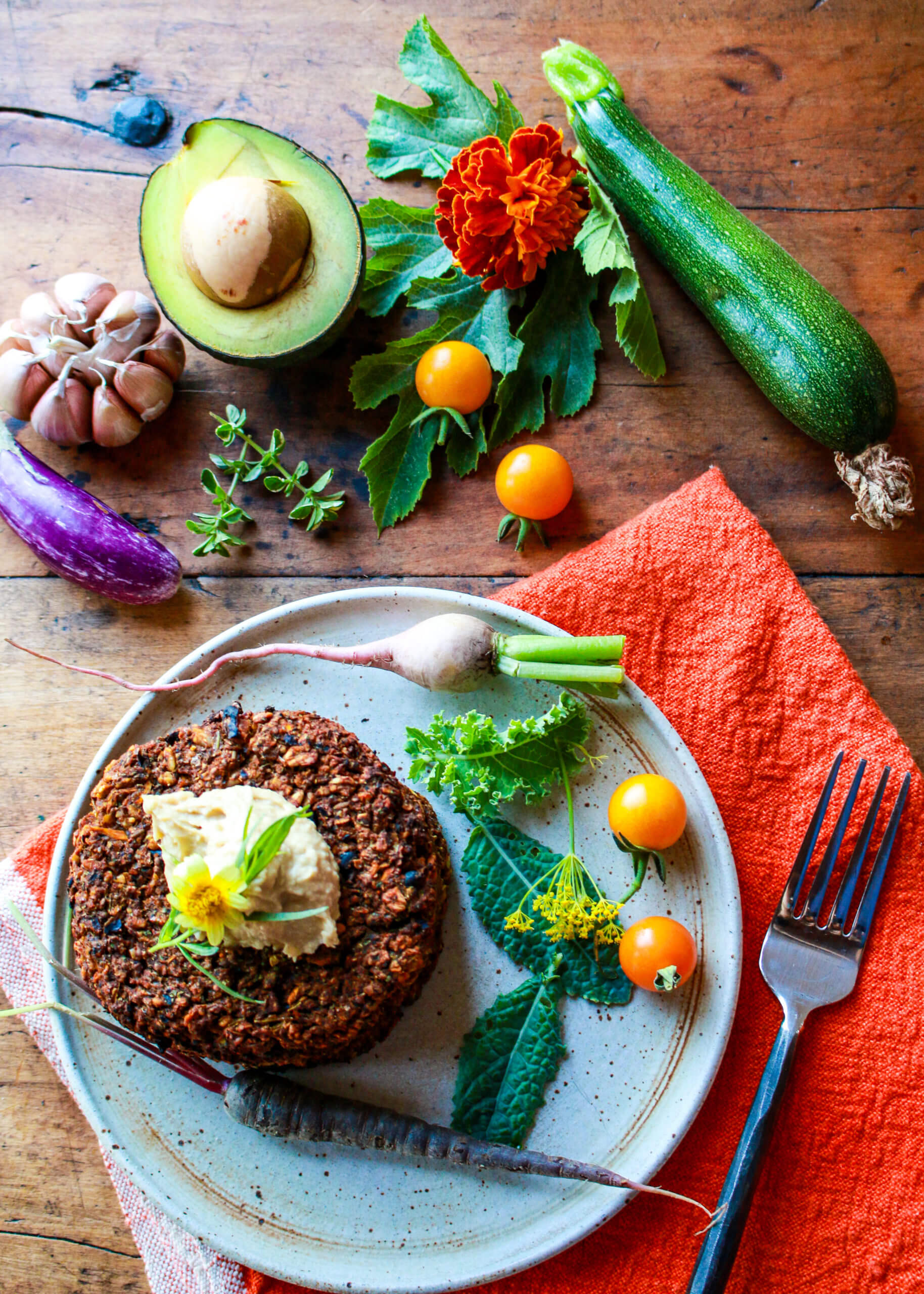Spicy Pumpkin Black Bean Burgers