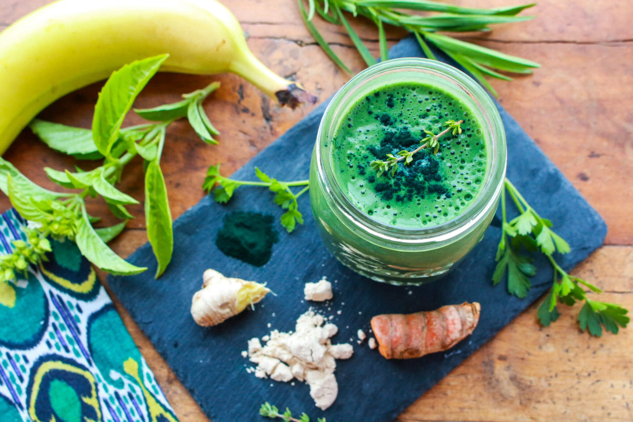 High Protein Super Green Smoothie - Sharon Palmer, The Plant Powered ...