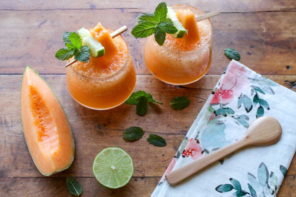 Light & Lovely Cantaloupe Margarita