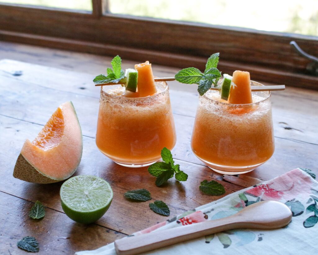 Light & Lovely Cantaloupe Margarita