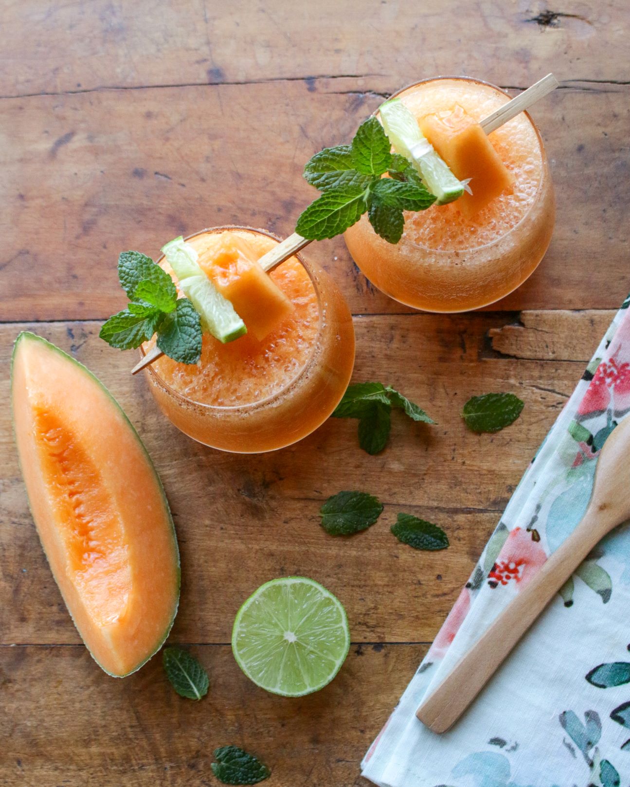 Light & Lovely Cantaloupe Margarita