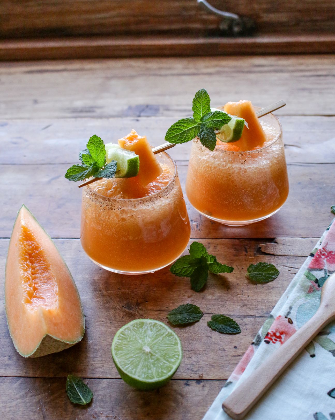 Light & Lovely Cantaloupe Margarita