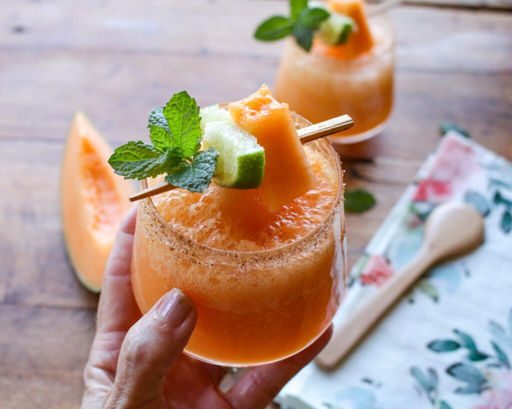 Light & Lovely Cantaloupe Margarita