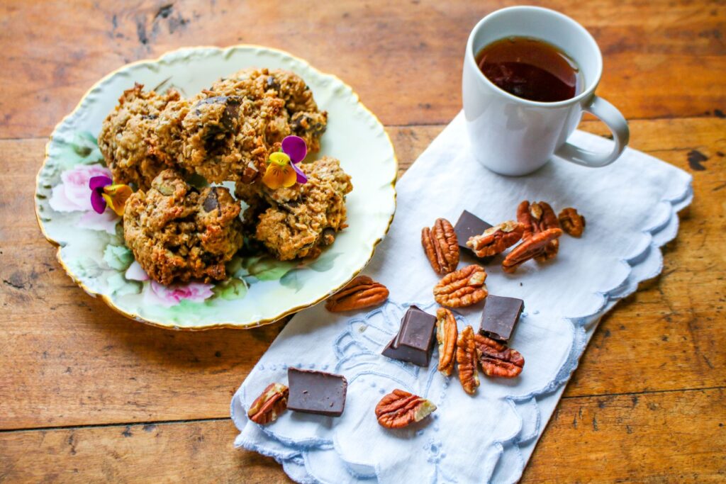 Vegan German Chocolate Cookies
