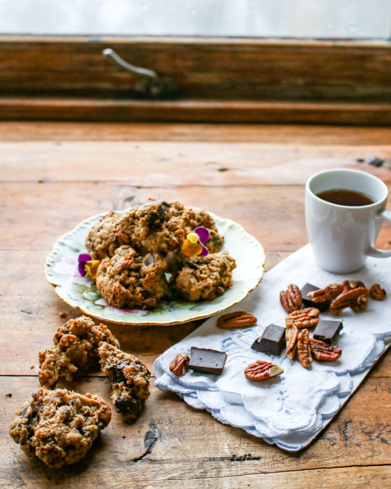 Vegan German Chocolate Cookies