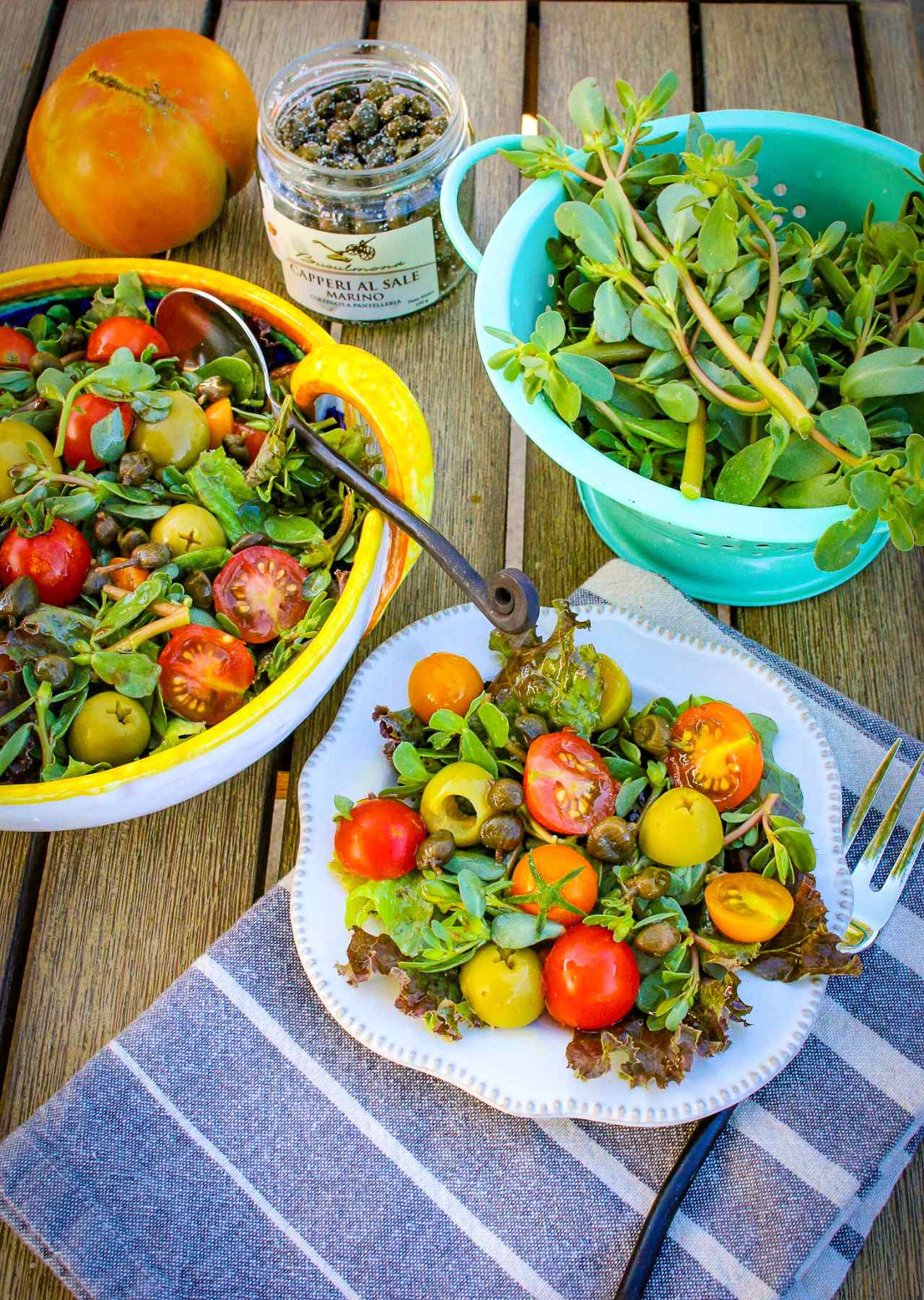 Sicilian Purslane Salad