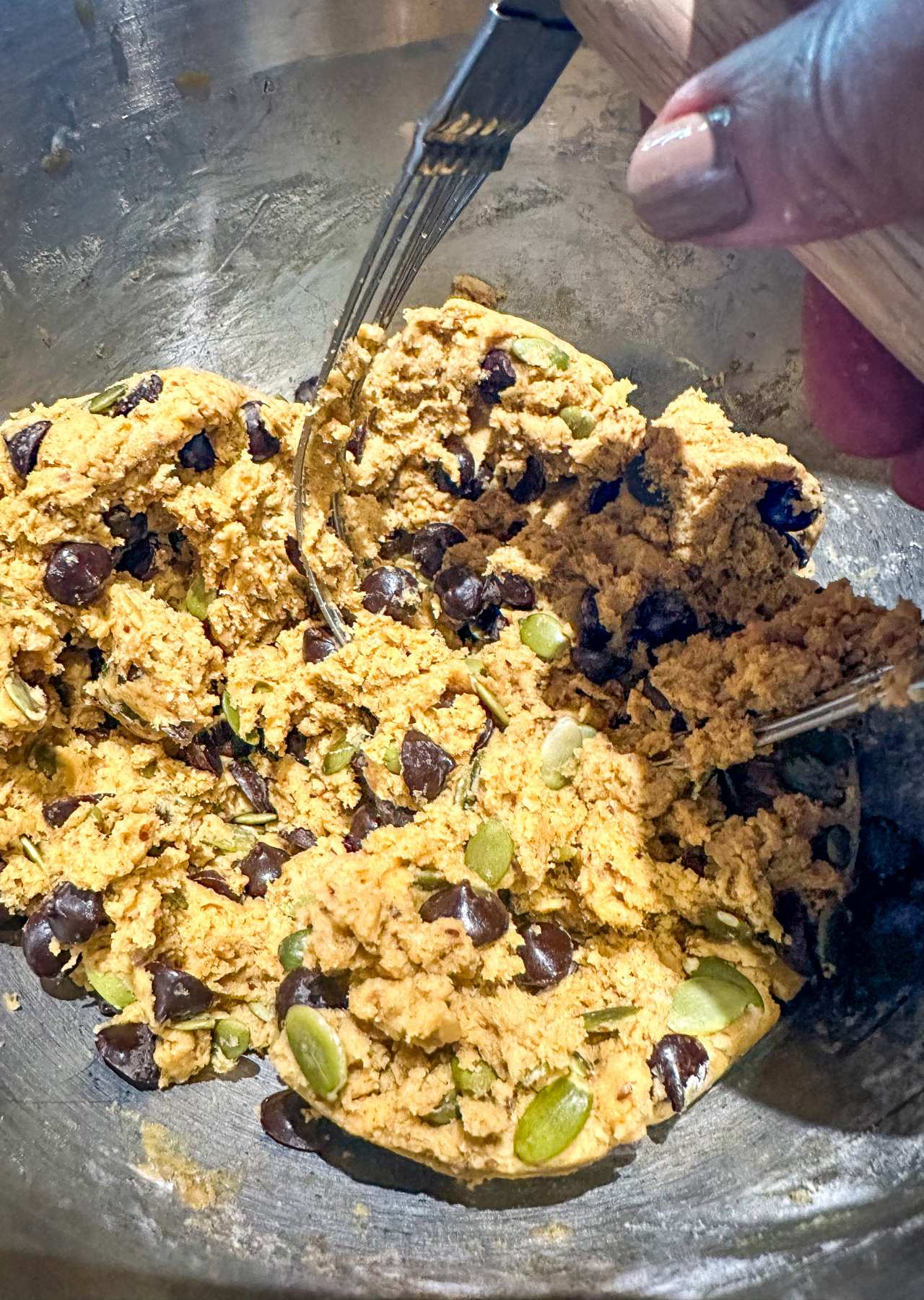 Soft Vegan Pumpkin Chocolate Chip Cookies